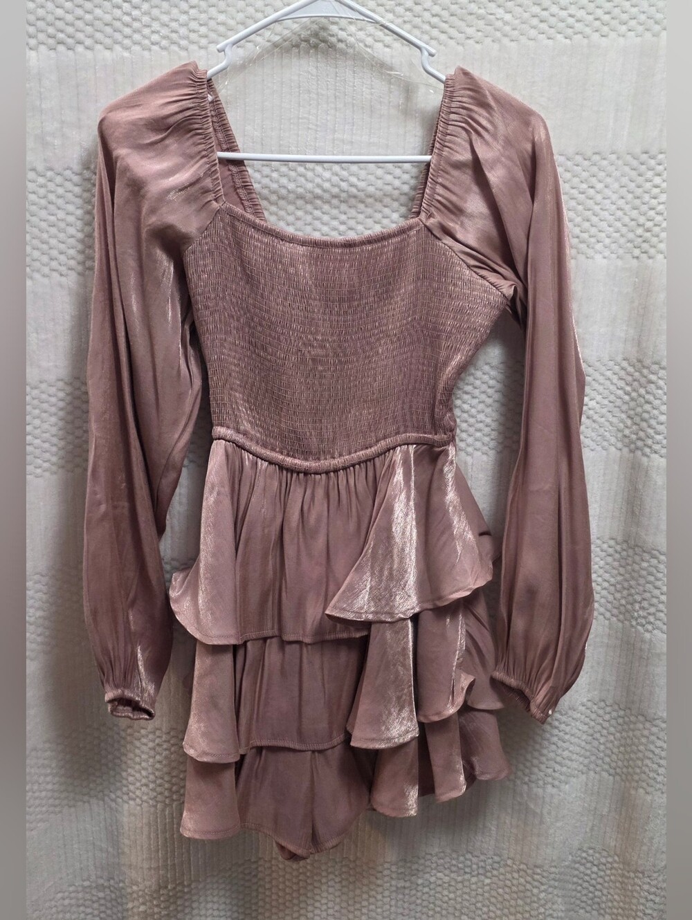 Entro long sleeve mini dress